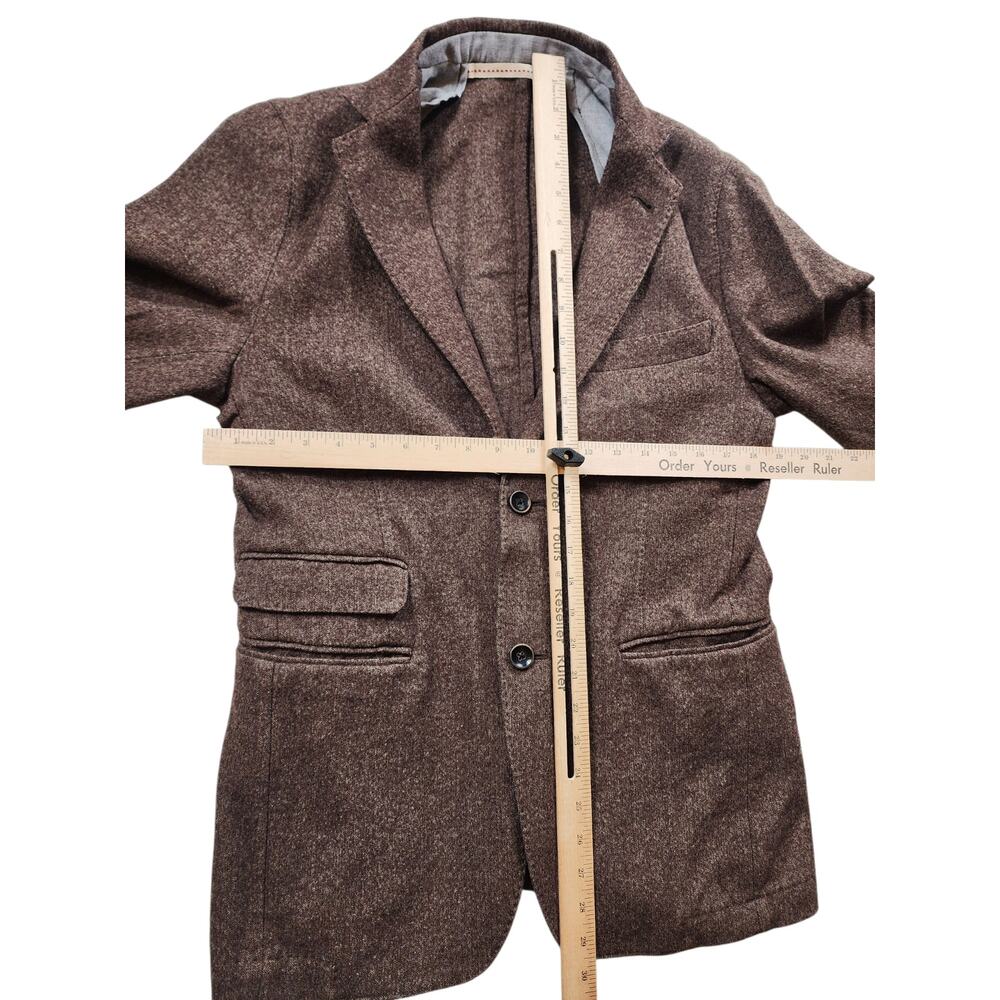 Scott James Blazer Mens Small 38 Wool Two Button Jacket Sport Coat Classic Tweed - Picture 6 of 16